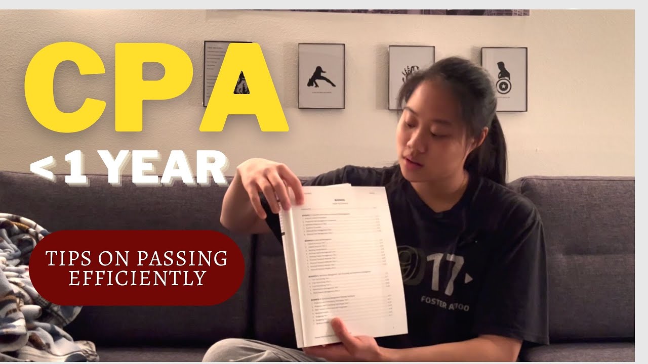 How I Passed the CPA While Working Full-Time (FIRST TRY)