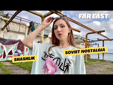 Sabor do verão RUSSO! Dia na costa de Vladivostok 🇷🇺 Rússia vlog