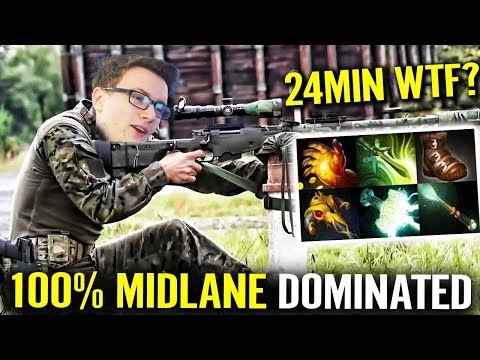 MIRACLE Rare Game with Sniper Hard Carry 7.22 Dota 2