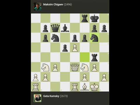 Gata Kamsky vs Maksim Chigaev ◉ TCh-URS Rapid ‖ Sochi → Russia (2015)