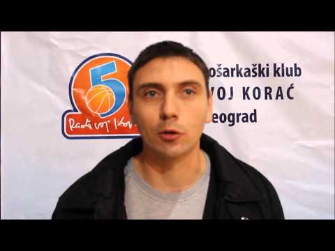 Izjave sa kadetske utakmice Korać - Srbobran