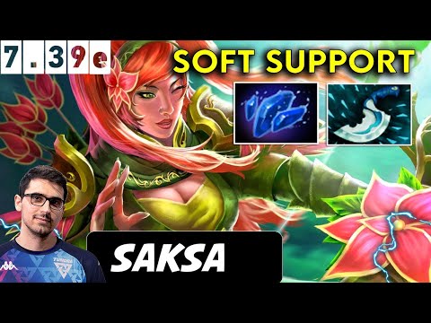 Saksa Windranger Soft Support - Dota 2 Patch 7.39e pro Player Full Gameplay