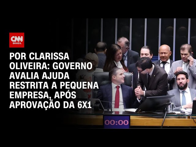 6x1: Governo avalia ajuda restrita a pequena empresa | LIVE CNN