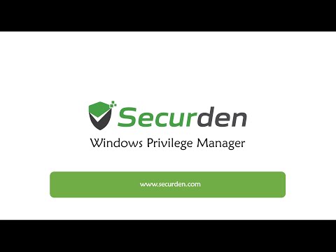 Securden Endpoint Privilege Manager - Video 1