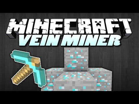 Wipper - Minecraft Mods | VEIN MINER MOD (Mine 100s of blocks at once!) | Mod Showcase