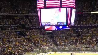 Charlie Daniels sings Star Spangled Banner at Preds-Canucks game - 5-9-11