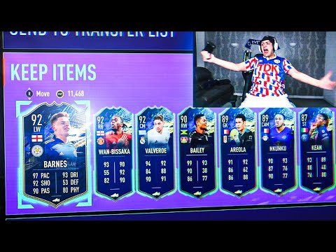 11 TOTS PLAYERS IN ONE PACK - MY TOP 100 FUT CHAMPS REWARDS!!