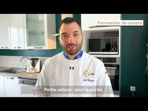 La web-série gourmande . Le chef Gaël Marquès propose une recette de Parmentier de Canard Confit.