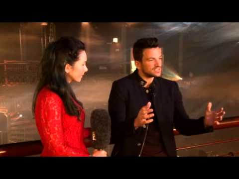 Peter Andre trifft Reporter, der gegen Krebs kämpft