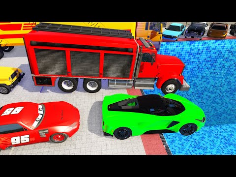 High Speed Jumping In Pool