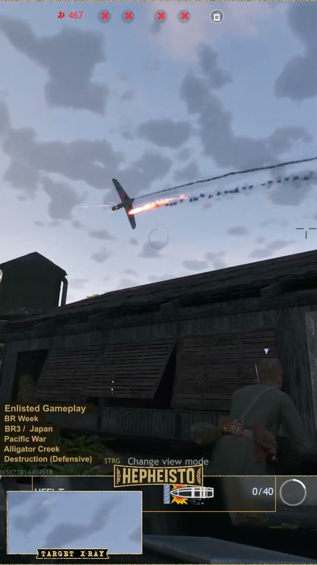 Engineer eliminates Plane P-39Q-5 with 20mm AA Cannon