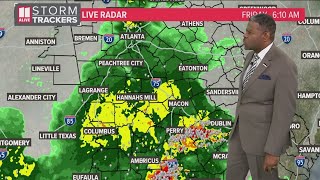 Weather and traffic impacts on Friday in Atlanta