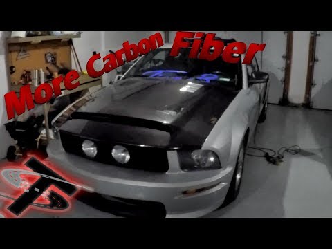 05-09 Mustang Carbon Fiber Hood Install