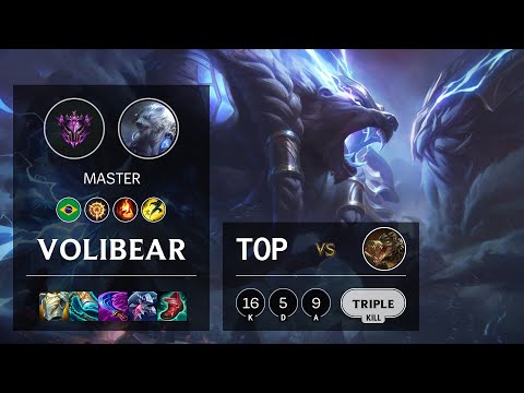 Volibear Top vs Renekton - BR Master Patch 11.1