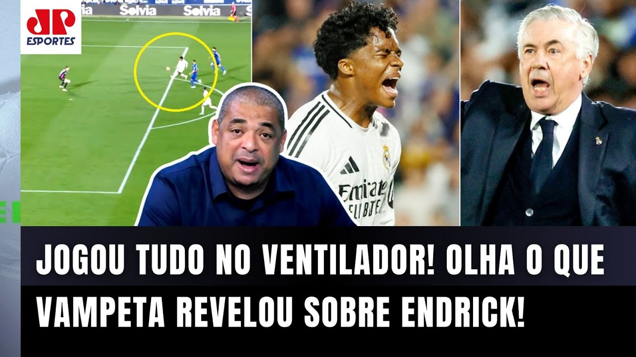 EXCLUSIVO! "SABE o que EU JÁ OUVI sobre o Endrick??" Vampeta EXPÕE TUDO | CAVADINHA e Ancelotti PU**