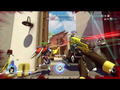 Overwatch MP July 31, 2016 pt17 - EPIC Physics-Breaking Glitch! (final)