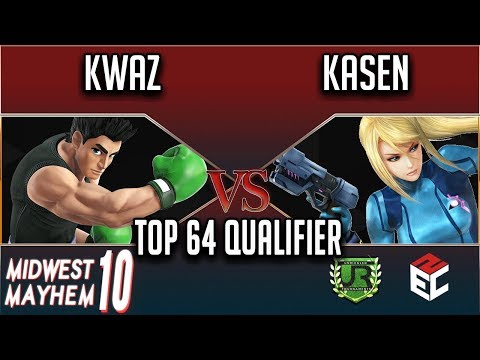 Midwest Mayhem 10 TOP 64 QUALIFIER - Kwaz (Little Mac, Ryu) vs Kasen (Zero Suit Samus)