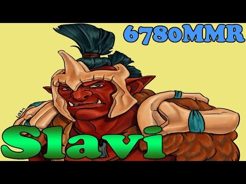 Dota 2 - Slavi 6780 MMR Plays Troll Warlord Vol 1# - Ranked Match Gameplay!
