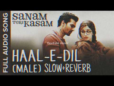 Haal-E-Dil Mera | SLOW + REVERB | Sanam Teri Kasam Movie Song ( MALE VERSION ) DeeEdm