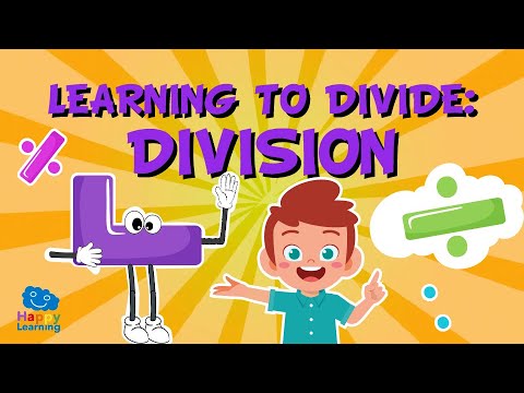 LEARNING TO DIVIDE: DIVISION | Educational Videos for Kids