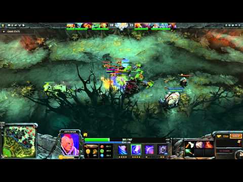 Dota 2 - Pudge Hooks Spirit Breaker out of charge - FAIL!