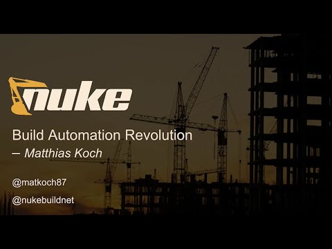 Build Automation Revolution - Matthias Koch - NDC Oslo 2021
