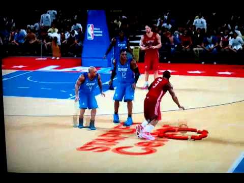 NBA 2K11 All-Star game Gasol dunk DENIED!