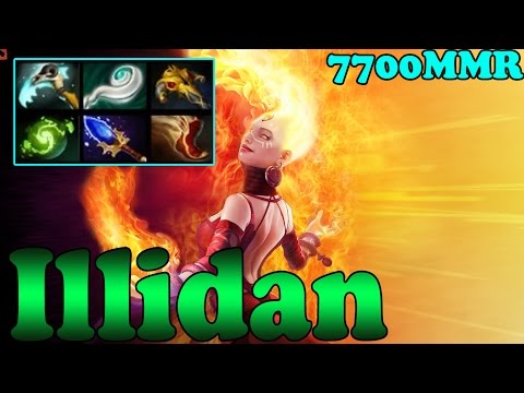 Dota 2 - Illidan 7700 MMR Plays Lina Vol 4 - Ranked Match Gameplay!