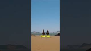 Lawrence of Arabia needed help to ride the camels