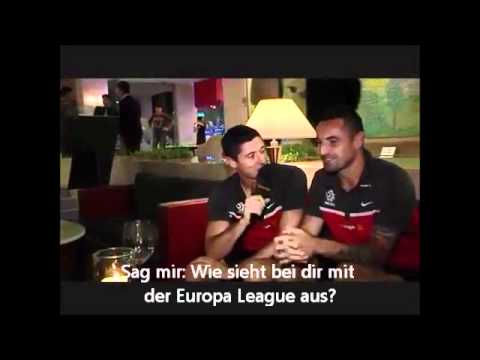 Lewandowski lusig drauf mit der Nationalmannschaft