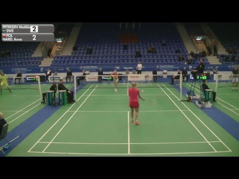 Badminton - Matilda Petersen vs Anna Narel (WS, Qualifier) - Swedish Masters 2016