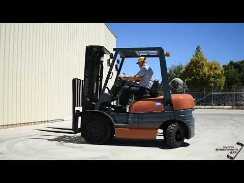 Used Toyota 2.5 Tonne Forklift 6FG25 Container Mast 4.7m Lift Height Sideshift