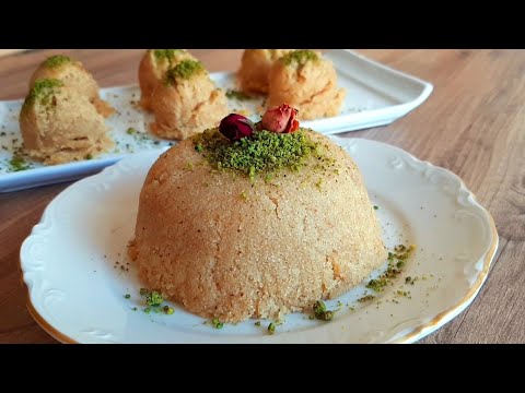 Şerbet Kaynatma Derdi Yok ‼️ Tam Ölçülü 4 Kişilik İrmik Helvası / Dondurmalı irmik helvası tarifi