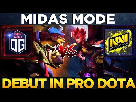 WTF MIDAS MODE! Na`Vi vs OG - Willow vs Pangolier Debut in Pro Dota 2