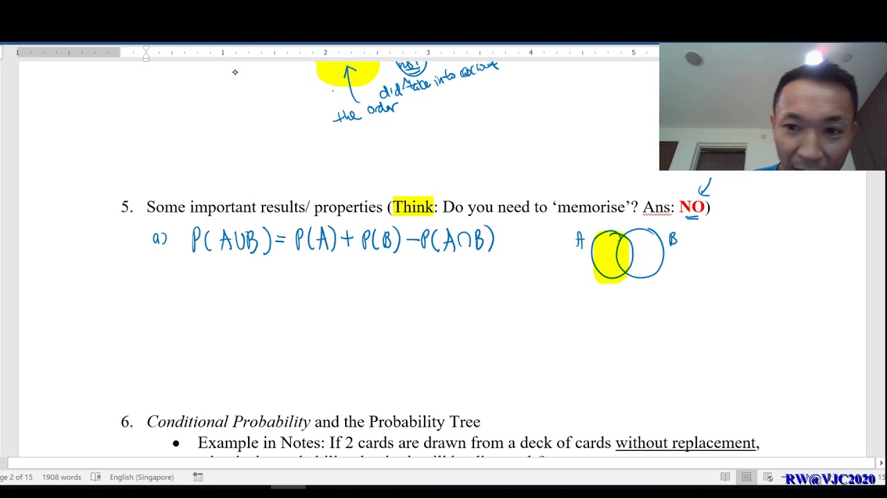 Probability - A summary