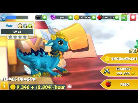 DRAGON MANIA LEGENDS - ENCHANTED THE DIVINE HERMES DRAGON