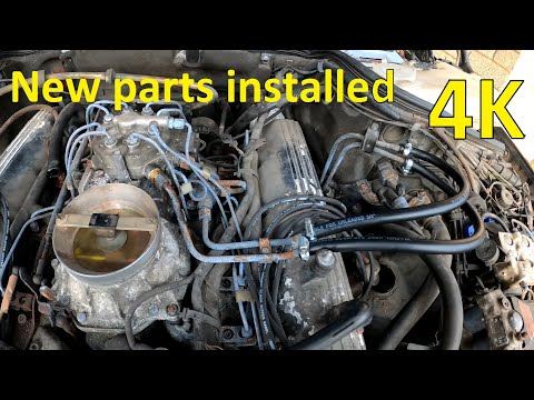 Cheapest Mercedes W126 560sel Ep34 - Preparing the engine to run from it's own fuel tank 4K