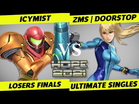 HOPE 2021 Losers Finals - IcyMist (Samus) vs. ZMS | Doorstop (ZSS) - SSBU