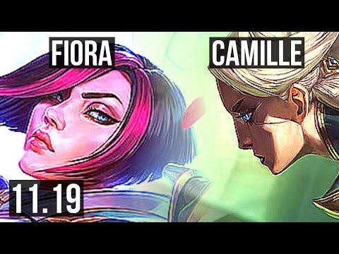 FIORA vs CAMILLE (TOP) | 3.7M mastery, 1900+ games, 7 solo kills | KR Grandmaster | v11.19