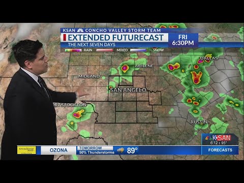 KSAN Storm Team 6pm Forecast Update - Friday May 22, 2020