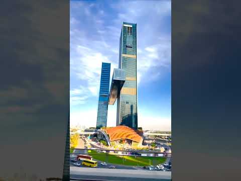 Dubai City Burj Khalifa Emaar Beautiful Beach Road On The Sikoio Choo #shorts #viralreels #trending