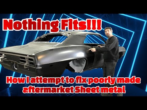 Installing Complete Aftermarket Sheet metal and running into issues. 69 Firebird build episode 8