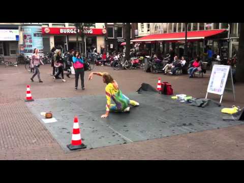 Acid casualty street entertainer.