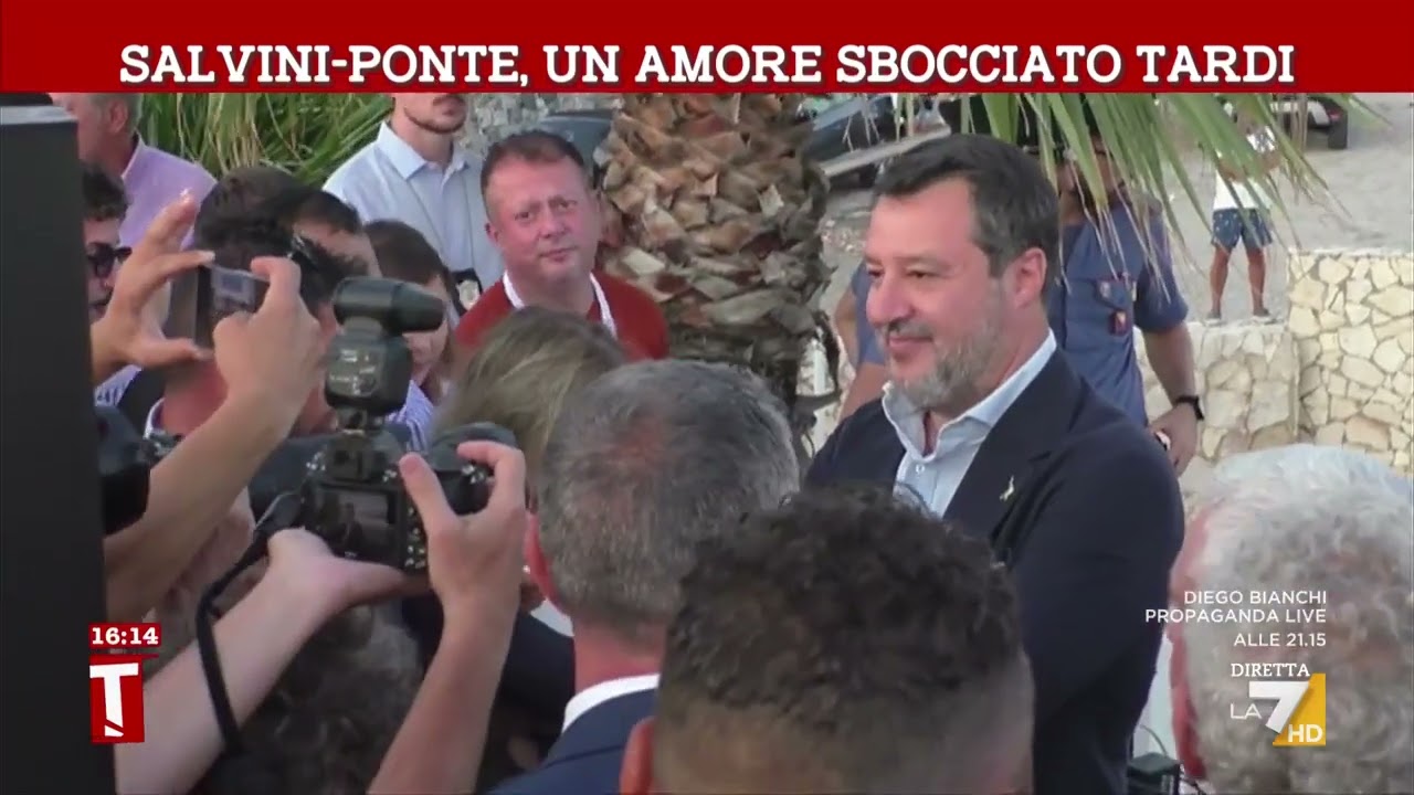 Salvini-Ponte, un amore sbocciato tardi