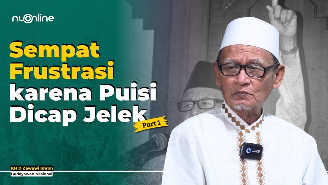 Mengenal KH D. Zawawi Imron: Titik Tolak Semangat Menulis Puisi dari Pesantren