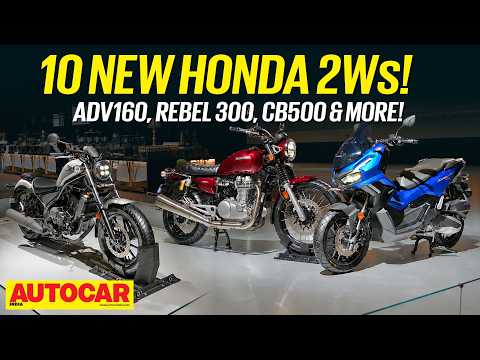 Honda steps up its premium game with ADV160, Rebel 300, CB500, XR300 twins and new EV |Autocar India