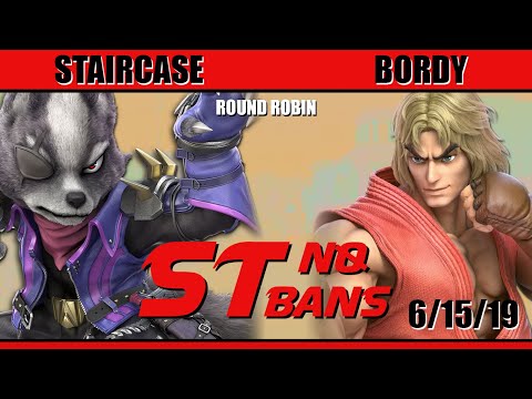 St. No Bans #3 - Round Robin Singles - staircase (Wolf) vs bordy (Ken) - SSBU