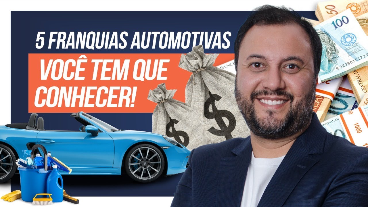 5 Franquias de Sucesso 2025 de SERVIÇOS AUTOMOTIVOS🚗Mais Baratas e Lucrativas😱A partir de R$ 4 mil