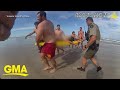 Florida man rescued from rip current