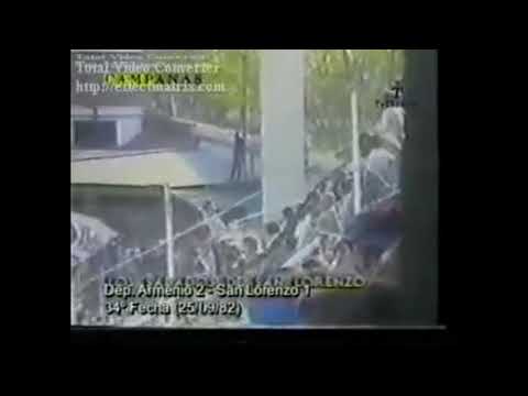 Deportivo Armenio 2 - San Lorenzo 1 (Torneo Primera B 1982)
